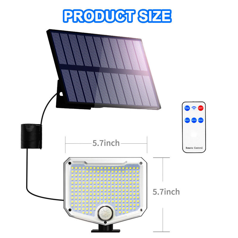 LED Dusk to Dawn Outdoor Security Flood Light with Motion Sensor and Timer
