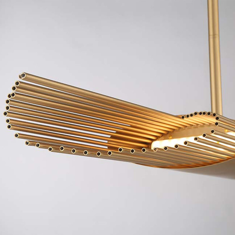 Umura 2 light Chandelier, Gold