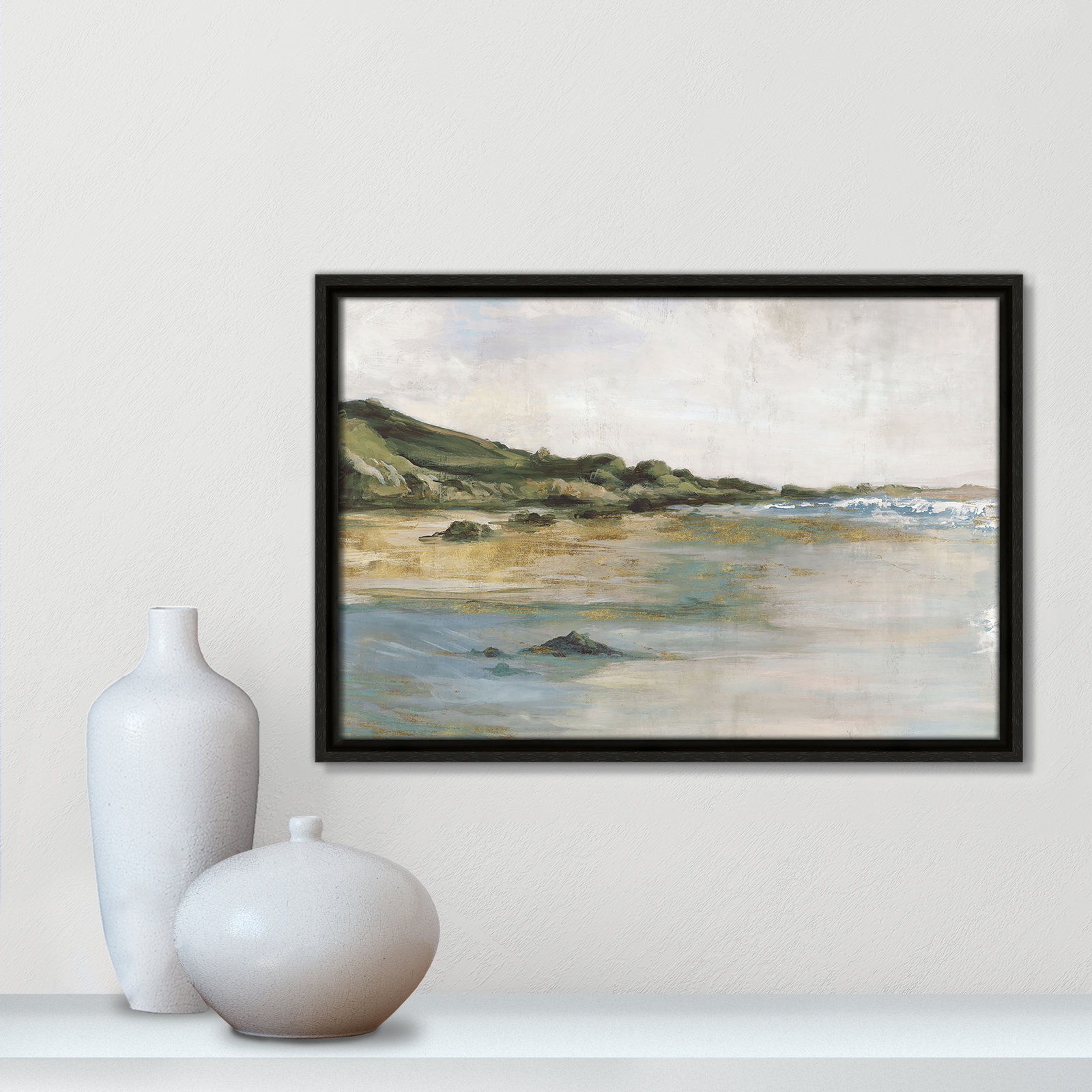 Cordoba "Tide's Edge" Print, Espresso, 13.5" H x 19.5" W