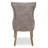 Didcot 19 " H Tufted Genuine Leather Upholstered Acacia Solid Wood Side Chair