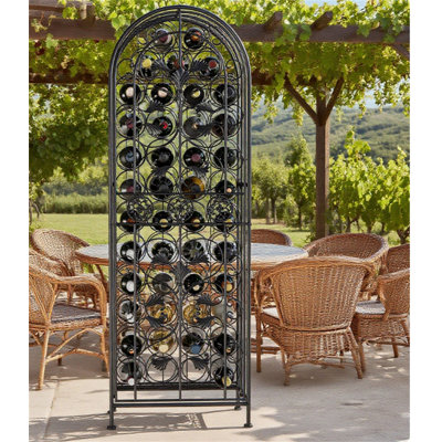Rack Wrought Iron Wine Rack