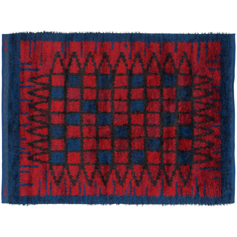 Vintage One-of-a-Kind Rectangle 5' X 7' Hand Knotted Area Rug