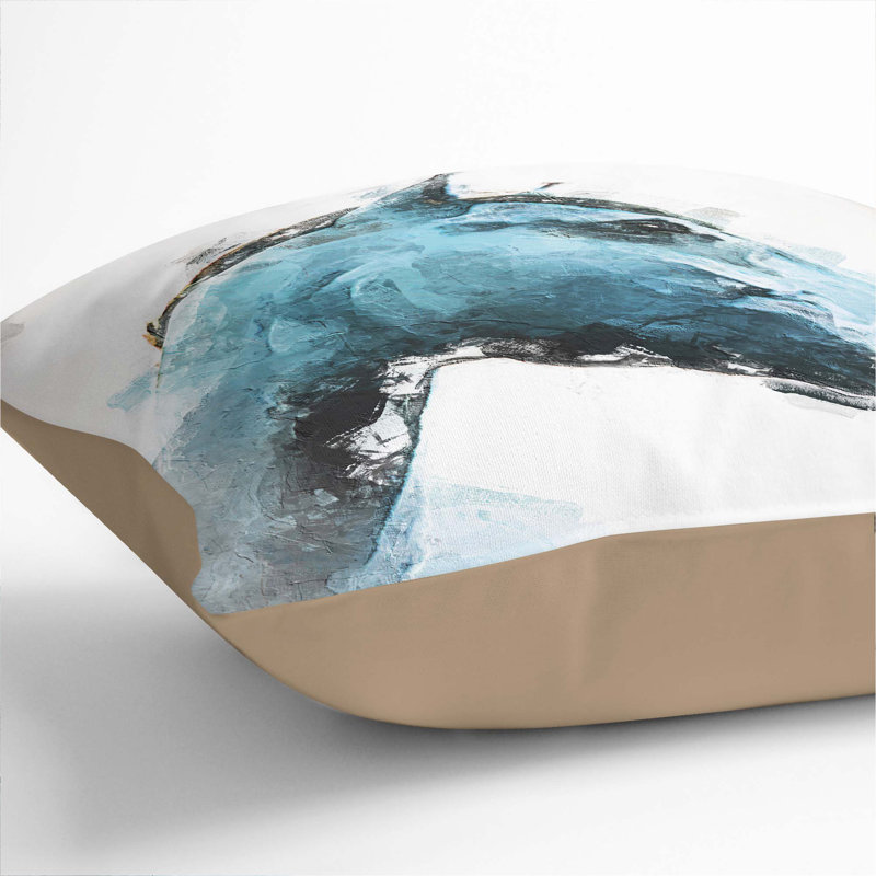 Square Throw Cushion, Stone, 55cm H x 55cm W x 20cm D