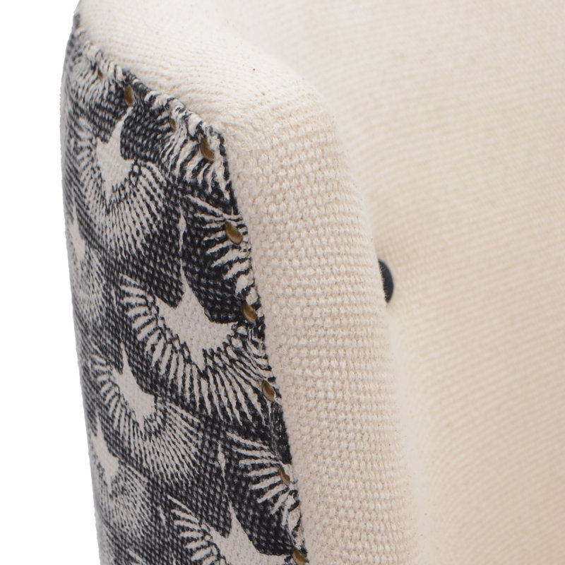  Transitional Art Deco Cotton Handmade Accent Chair