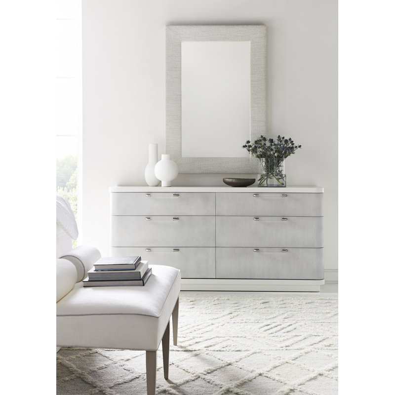 Jensen Upholstered Bench, Navada Snow, Dove Gray