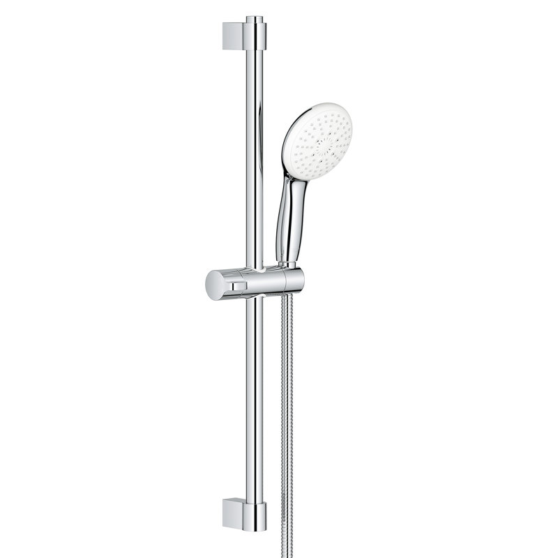 Tempesta 110 Round 24in Shower Rail Set, 3-Spray, StarLight Chrome