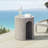 Outdoor MGO Round With U-Shape Side Table