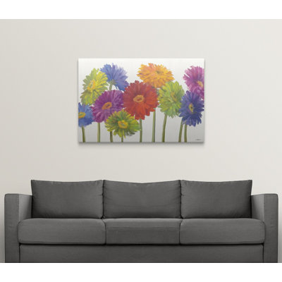 Colourful Gerera Daisies by Carol Rowan - Print