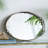 D18x2" Valentina Silver Round Mirror Tray,Large