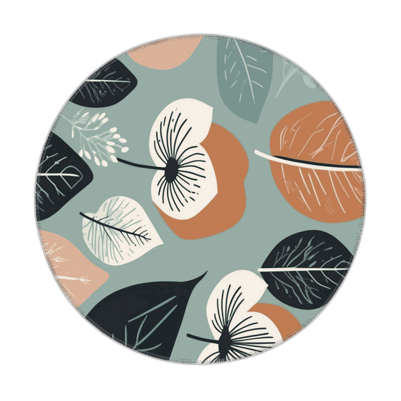 Rustic Haven Indoor And Outdoor Area Rug, Round 5'