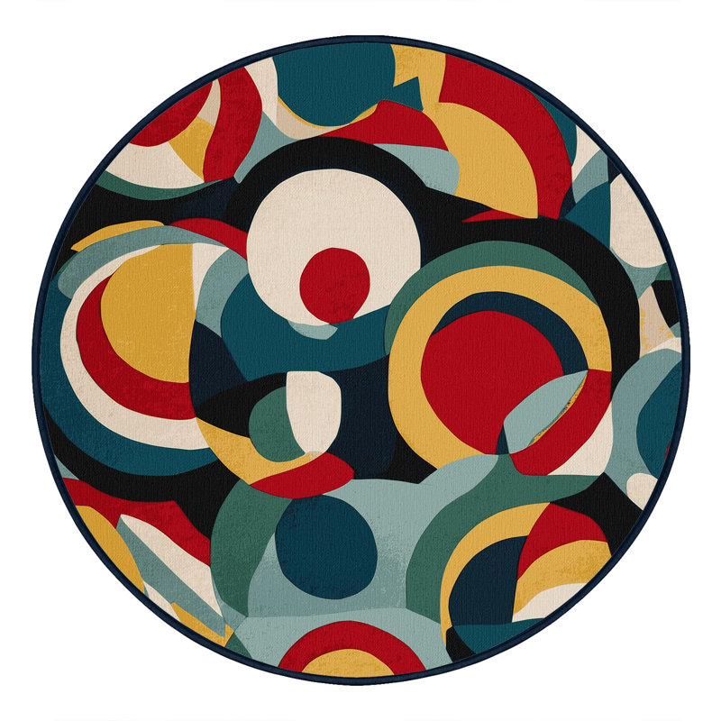 Perky Stomp Rug, Round 6'