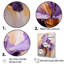Iris doré - Rêve mauve - iris, art mural grand format-456750302-456750278