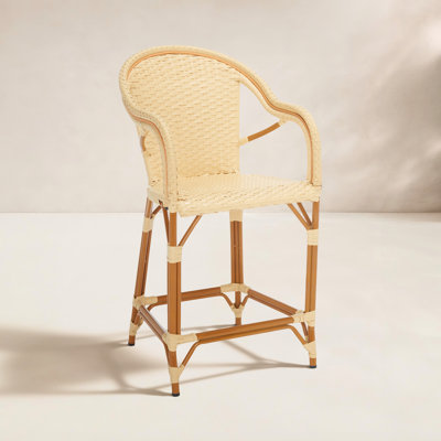 Popplewell 46.5'' Aluminum Outdoor Bar Stool