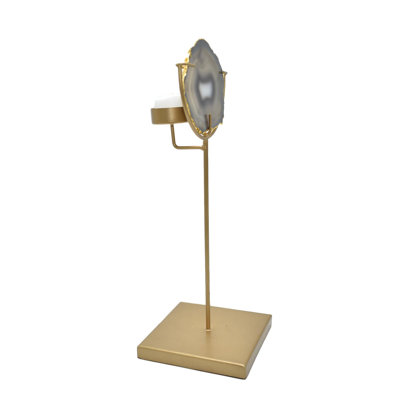 Porte-photophore de table 12" en métal