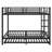 Metal Bunk Bed With Trundle-1481076147