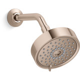 Kohler Purist 2.5 Gpm Multifunction Wall Mount Showerhead, Three Spray Settings, 5.5" High Pressure Spray Head