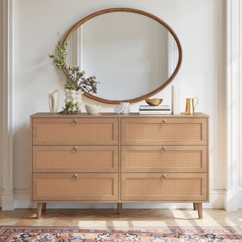 Commode 6 tiroirs Modern, Rétro