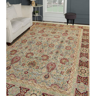 Rakowski One-of-a-Kind 8'11" X 12' New Age Wool Area Rug in Green