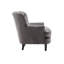 Higgenbotham Velvet Wingback Accent Chair with Button-Tufted Back and Nailhead Trim-103753624