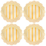 Cabana Stripe Melamine Dinner Plates