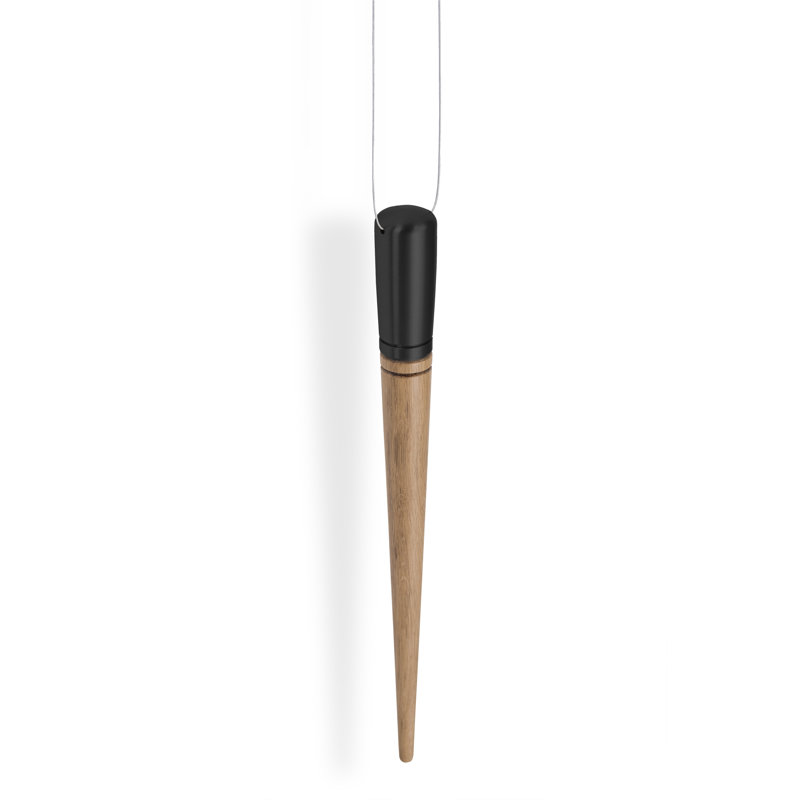 Pendulo Pendulum Wall Clock, Oak/Graphite