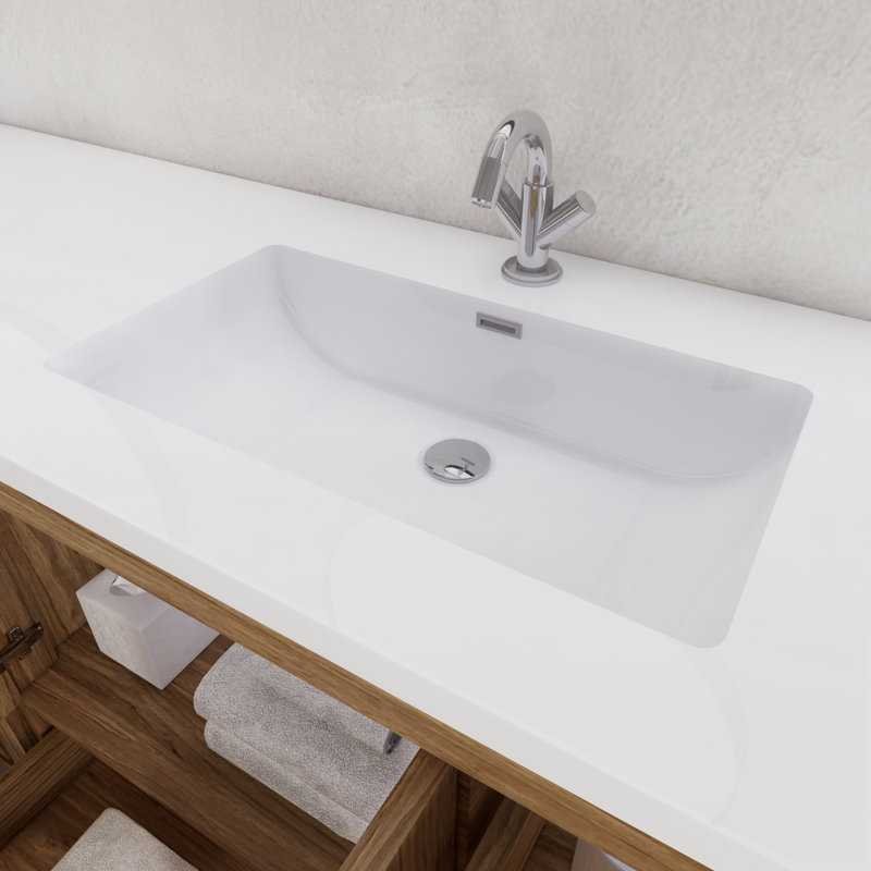 84" Double Sink Bathroom Vanity Set, Oak