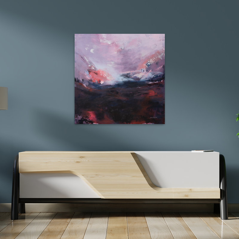 «I Dont Know How To Say Goodbye», art abstrait contemporain, H 36 po x l 36 po