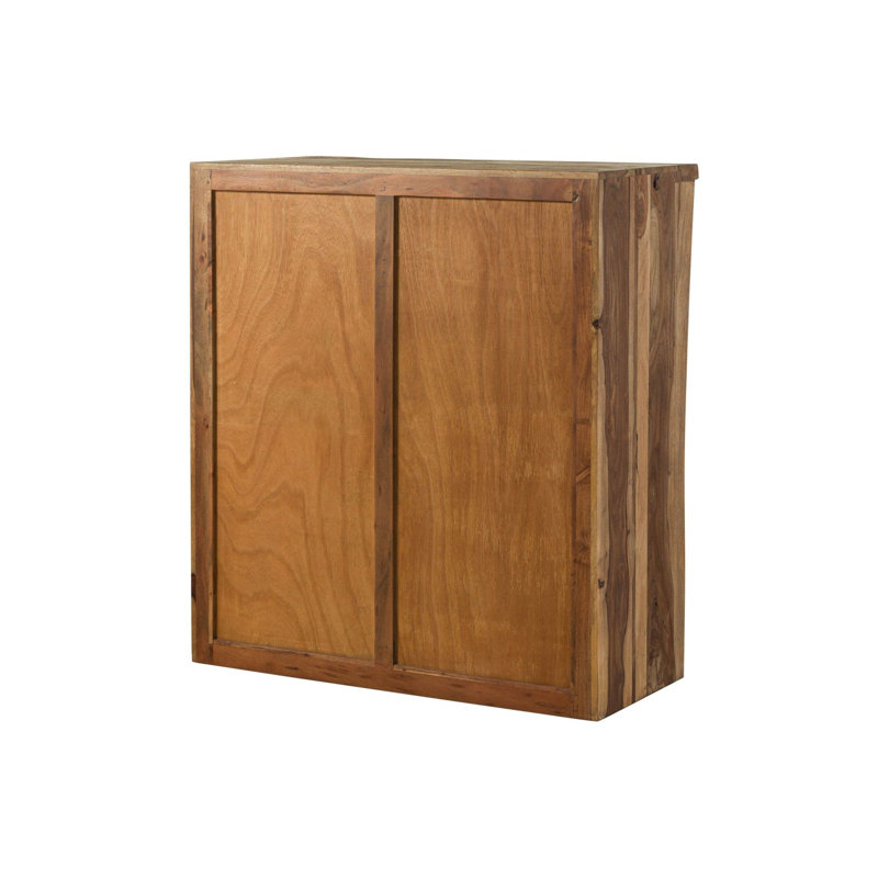 100cm Wide 2 Drawer Solid Wood Highboard