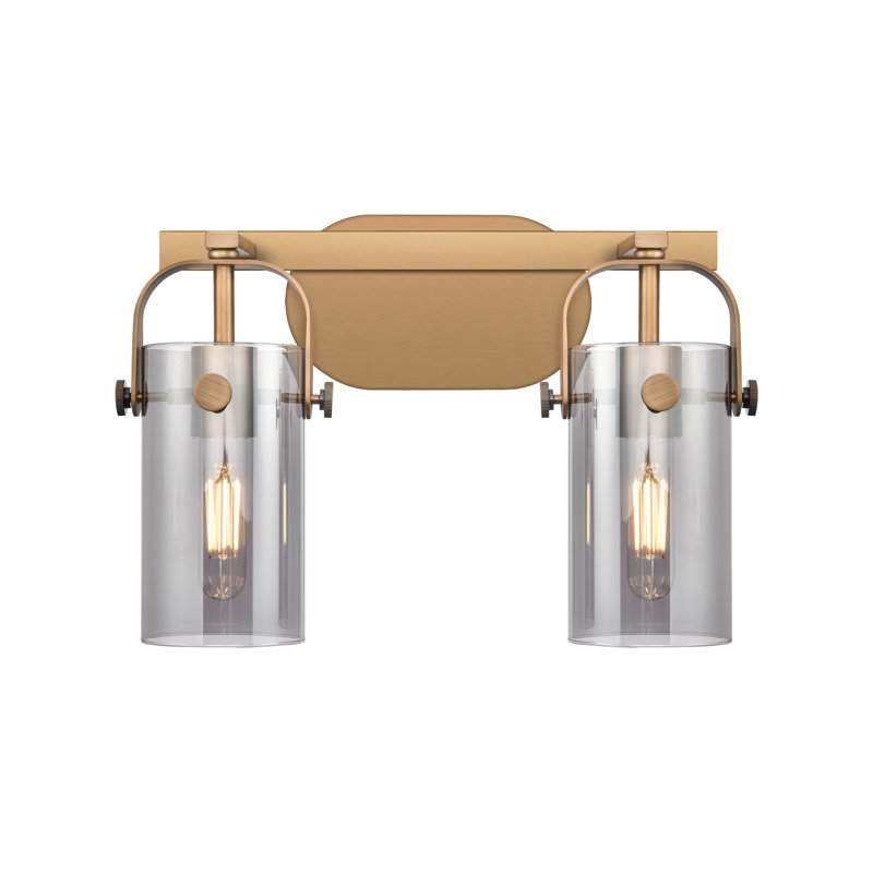 Smethport 2 - Light Dimmable Vanity Light, Smoke, Polished Chrome, 7'' H X 3.88'' W X 3.88'' D