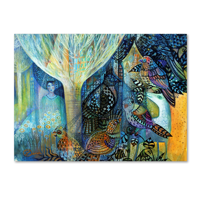 « fée », reproduction d’impression sur toile tendue, H 35 po x l 47 po