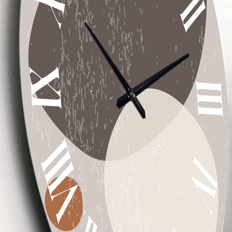 Horloge murale moderne Minimal Elementary Organic and Geometric Compostions, Petit