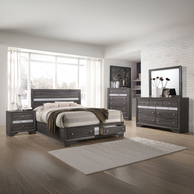 Ensemble de chambre à coucher 5 pièces Smartt