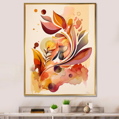 Aquarelle florissant de fleurs d'automne