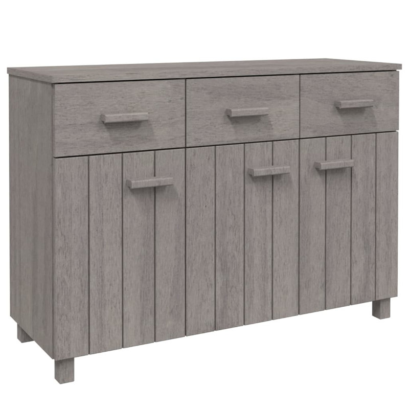 Buffet-bar Hamar avec tiroirs HAMAR, Gris clair