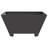 vidaXL Fire Pit Black 23.62 x 23.62 x 11.81 in Steel-1855754481