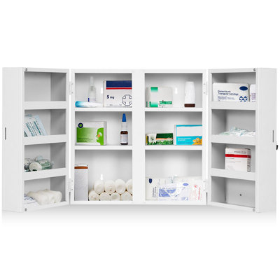 Surface Mirrored Medicine Cabinet and 11