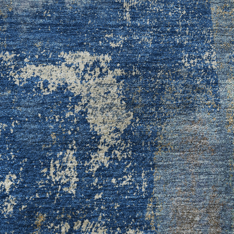 Tapis abstrait lavable à la machine Premium AMF1984, Rectangle 10 pi x 14 pi