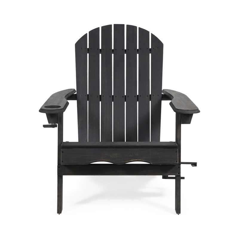 Chaise Adirondack, Gris foncé