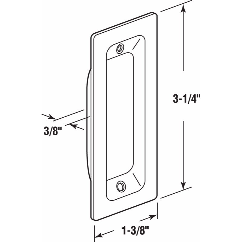 Poignée de porte de garde-robe Prime-Line