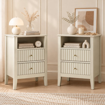 Table de chevet 2 tiroirs Philomena