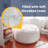 5ft Bean Bag Chair and Footstool, Oversized Lounger, Suede-71404252-71404251