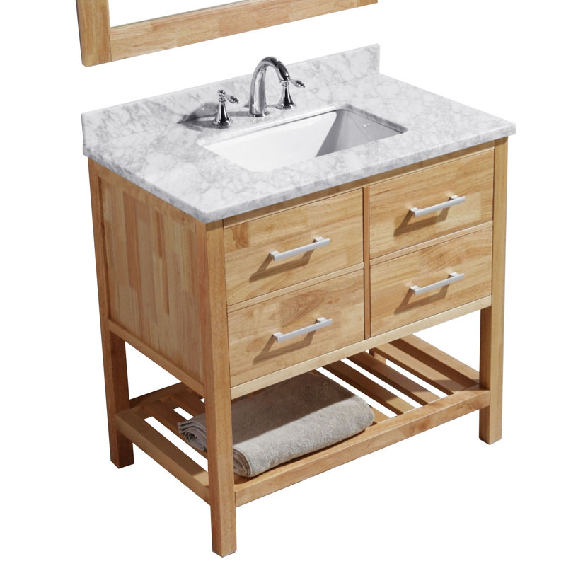 Ensemble de meuble-lavabo de salle de bain simple 36 po Carrasquillo