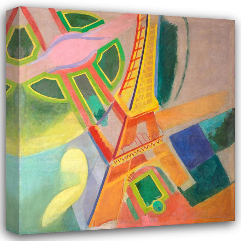 "Tour Eiffel" par Robert Delaunay - Toile tendue avec châssis, H 24 po x l 17 po