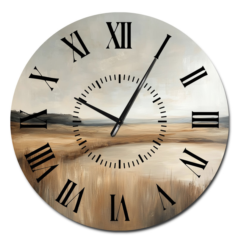 Horloge murale nautique en métal rétro, Surdimensionné