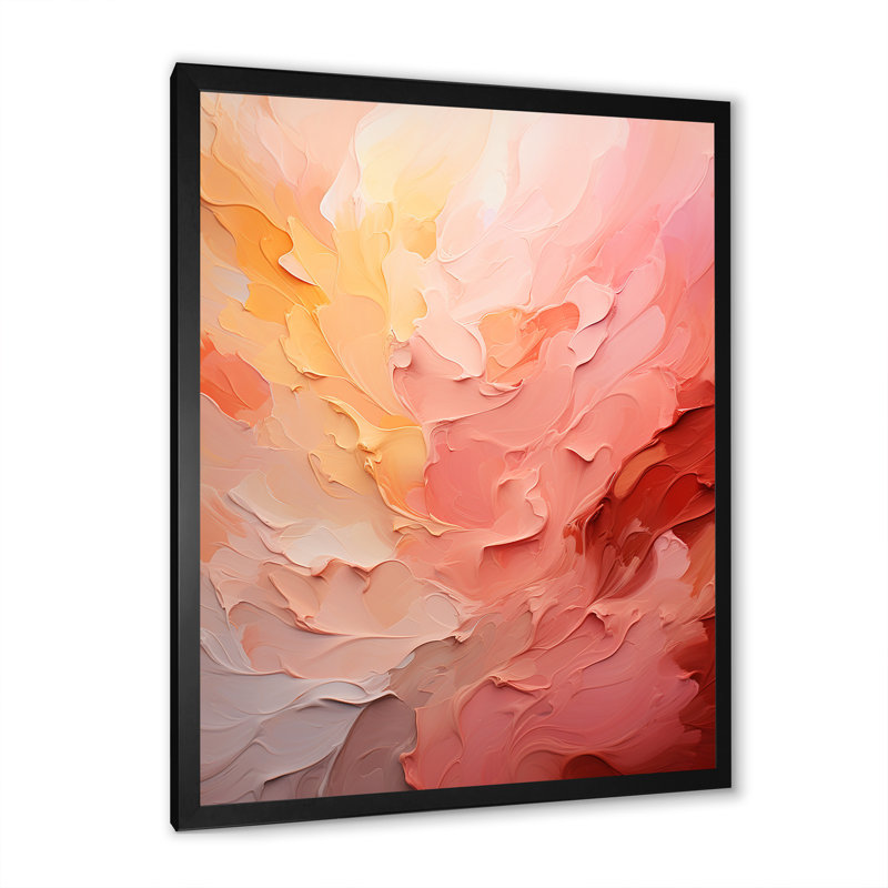 Gradient Grace Artistry - Rainbow, impression d'art mural, Cadre photo noir, H 20 po x l 12 po x P 1 po