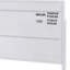 Lit plateforme simple blanc avec structure en métal et tête de lit moderne-963350675