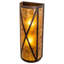 Rustic Lodge Glass Flush Mounted Sconce