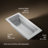 Archer 66" x 32" Drop In Soaking Acrylic Bathtub-12504506