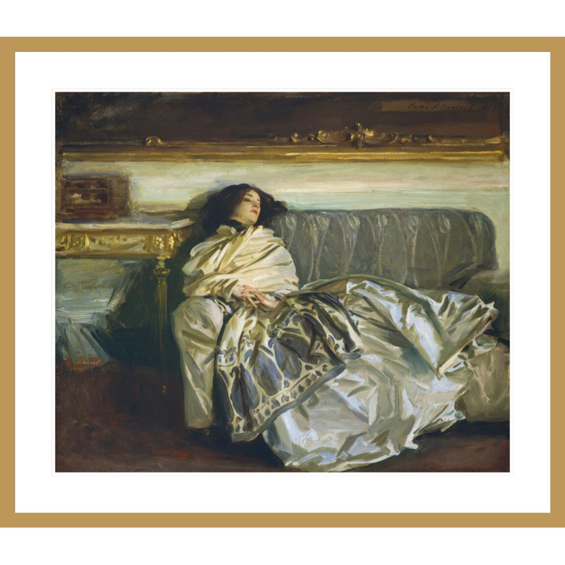 Nonchaloir (Repose) John Singer Sargent - Impression Giclée sur cadre, H 33,5 po x l 38,61 po