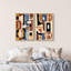 Oliver Gal Rhythmic Colorscape Set Abstract - Heavy Gel Top Coat Framed Canvas Art-314517243-314517245